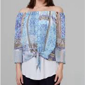 Joseph Ribkoff Sz 6 Blouse Made In Canada EUC